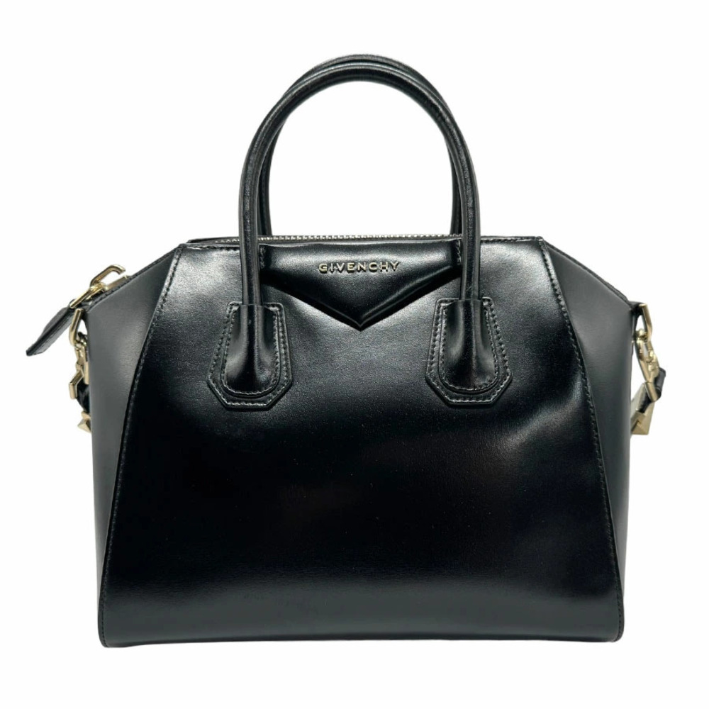 Givenchy Antigona Leather 2way Shoulder Bag Black